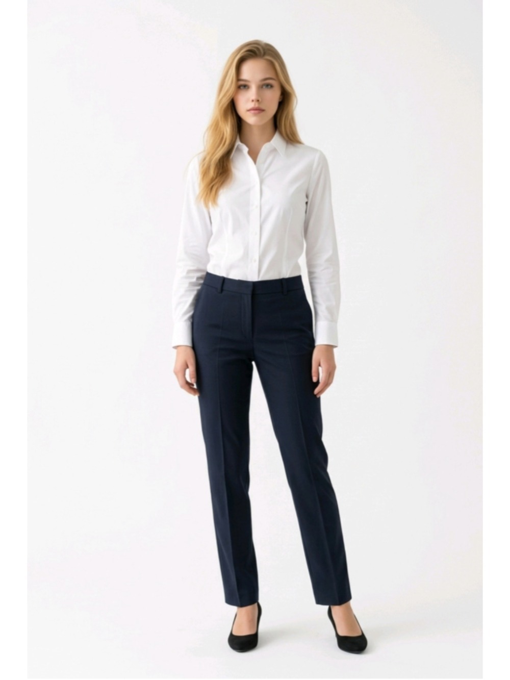 MAX MARA WEEKEND Cigarette Fit W13 Stretch Wool Pants